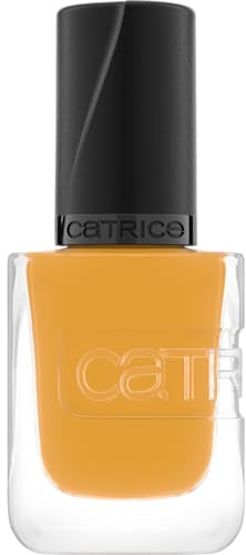 Catrice Gel Affair Nail Lacquer, Nail Polish, No. 045, Yellow, Long-Lasting, Easy to Remove, Glossy, Vegan, No Microplastic Particles, No Preservatives, No Perfume, Pack of 10.5 ml