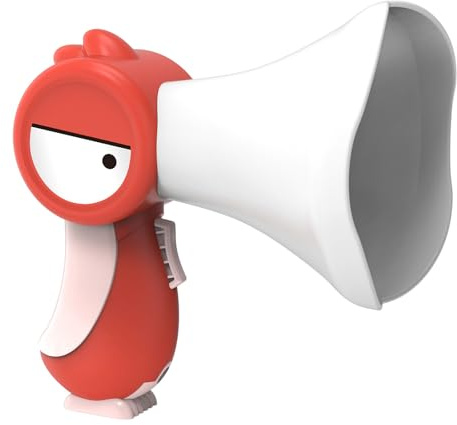 Qsvbeeqj Belle forme d'oiseau Scream Changeur de voix Jouet avec plusieurs modes sonores Haut-parleur amusant Jouet pour enfants Divertissement Changeur de voix Jouet