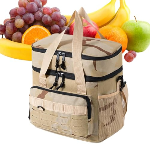 Ancsttu Sac Isotherme pour Le Repas de Midi - 19 litres Boîte à Déjeuner Sac Isotherme,Sacs Isothermes Étanches et Isolés | pour La Pêche Le Plein Air La Voiture Le Camion Le Camping La Piscine Le