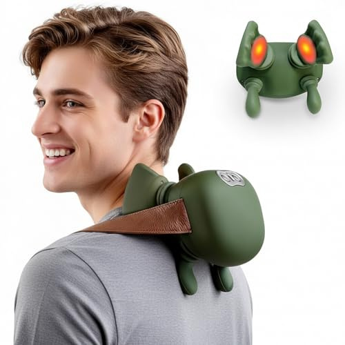 Massaggiatore Cervicale, Massaggiatore Collo Portatile Per Collo E Schiena, Massaggio Elettrico Per Tessuti Profondi 4D, Design Simulato Della Mano Umana Per Alleviare