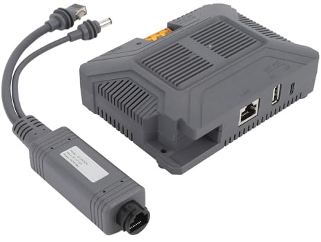 RASTKY 5-in-1-Hochleistungs-GigE-Passiv-PoE-Injektor für Mini Dishy, ​​schnelle Installation für Computer, Router, ABS-Material