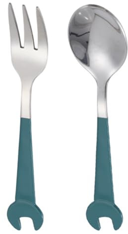 Laikoutd Practical Multifunctional Spanner Ergonomic 304 Steel Spoon Fork Wrench Eating Tool Durability for Daily and Outdoor Use Multifunctional Utensil