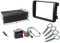 Audioproject A132-2-DIN 1-DIN Einbau-Set kompatibel für VW Skoda Seat - Radio-Blende Ablagefach Quadlock ISO Radio-Adapter 2X Antennenadapter Fakra Entriegelung