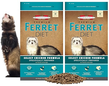 (2 Pack) Marshall Pet Products Select Chicken Formula Premium Ferret Diet