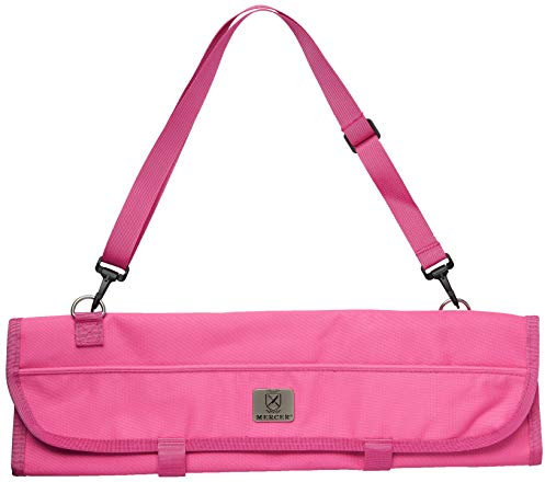 Mercer Kochmesser 7-Pocket Pink Knife Roll One Size rose