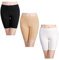 wirarpa Ladies Safety Boxer Shorts Cotton Anti Chafing Underwear 3 Pack Women's Boy Shorts Leggings for Under Dresses Multicolored Size M