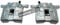 Brake Calipers Compatible With Honda Jazz Mk2, Mk3 (2008-2015) Front Pair