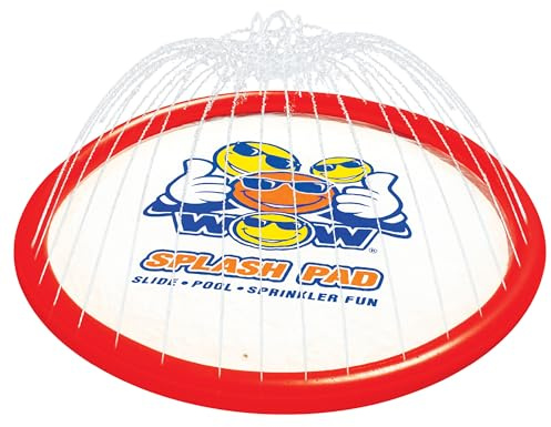 WOW Sports Giant Splash Pad, Durable wading pool with Built in Sprinklers