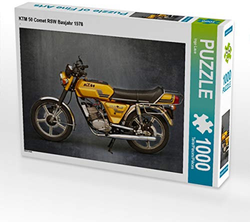 CALVENDO Puzzle KTM 50 Comet RSW Baujahr 1978 1000 Teile Puzzle quer | Lege-Größe cm Foto-Puzzle für glückliche Stunden