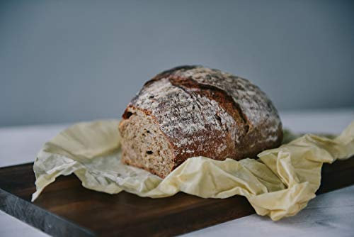 Gaia Bienenwachstuch Brottuch XXL (40x60cm) - | Beeswax Food wrap für Brot als nachhaltige Frischhaltefolie | Bio Wachstücher handgemacht in Deutschland