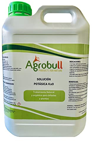 | AGROBULL | Jabón Potásico | Tratamiento Natural contra Las plagas | Fertilizante orgánico de Alta eficacia Biodegradable | (20 litros)