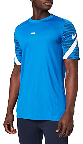 NIKE Men's Strike 21 Top T-Shirt, Royal Blue/Obsidian/White/White, L
