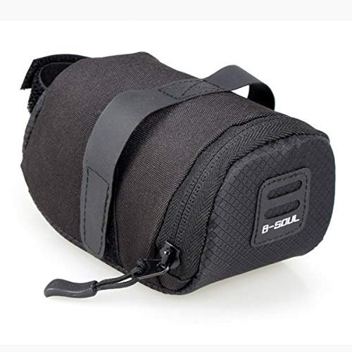 System-S Unisex – Erwachsene Sattel Tasche, Schwarz, Standart