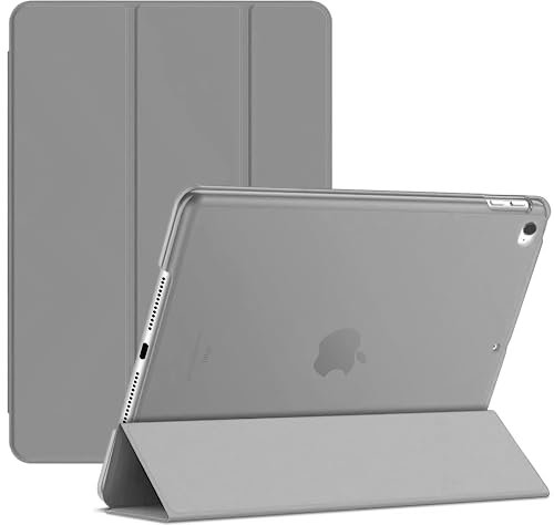 Schutzhülle für Apple iPad Mini 4. / 5. Generation A1538 A1550 A2126 A2124, magnetisch, Standfunktion, mit automatischer Schlaf-/Wachfunktion, Grau