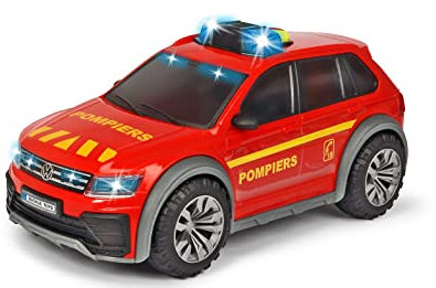 Dickie – Volkswagen Tiguan – 25 cm – Feuerwehrauto – Geräusch- und Lichteffekte – ab 3 Jahren – 203714016002