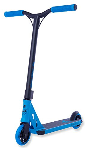 Longway Stunt Scooter – Summit Mini – High End Profi StuntScooter, 6061 T6 Alu, ABEC 9 Kugellager, 110mm Wheels mit Alu Core, kickscooter, Funscooter, Roller Funroller für Kids und Teens, blau