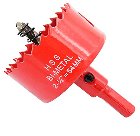 Scie cloche 54mm LAIWEI pour percer des trous dans le bois, le placoplâtre, le PVC, etc. Outil de perçage tranchant et durable