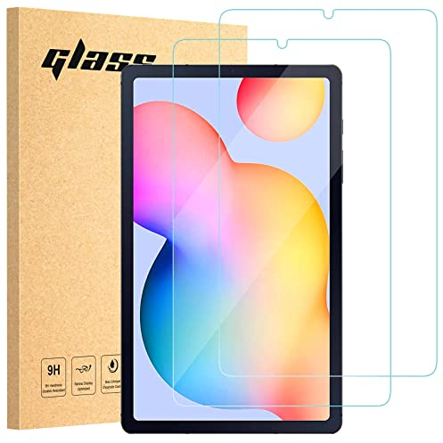 Whioltl 2 Piezas, Protector Pantalla para Samsung Galaxy Tab S6 Lite 10,4 2022/2020 (SM-P610/P615,SM-P613/P619), Cristal Vidrio Templado, 9H,Alta Definicion,Anti-Arañazos, Screen protector