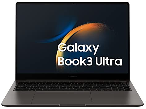 Samsung Galaxy Book3 Ultra Laptop, 16 Dynamic AMOLED 2X, Intel EVO, Intel Core i9-13900H 13th gen, NVIDIA RTX 4070, 32GB RAM, 512GB SSD, Windows 11 Home, Graphite