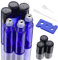DKBT 10ml Roll on Glasflaschen für ätherisches öl 6 Stück Blau Roll on öl Flasche Leer Rollon Flaschen für öle mit Edelstahl-Roller Ball ätherische öle Roll on für ätherische Öle,Parfüm,Massage