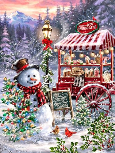 Springbok Hot Chocolate Stand - 1000 Piece Jigsaw Puzzle for Adults - Made in USA