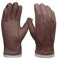 MGGMOKAY Herren Hirschleder Handschuhe Touchscreen Mit Kaschmirfutter,Sattel,S
