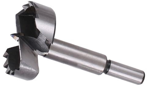 Meichoon Forstner multi-dents Version améliorée Dureté supérieure Outil de travail du bois en carbone Forets de poinçonnage pour dalles de bois à aile plate Trou Charnière en carbure cémenté 25 mm