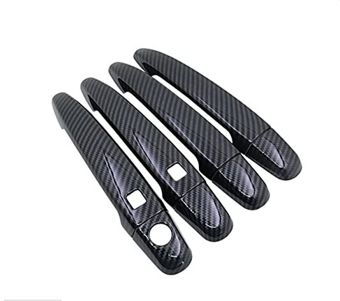 RSFIL Fahrzeugform Carbon-Faser-Türgriffabdeckung Trim Catch Cap Für Lexus GS S190 2006 2007 2008 2009 2010 2011 dekorative Abdeckung (Color : 2)