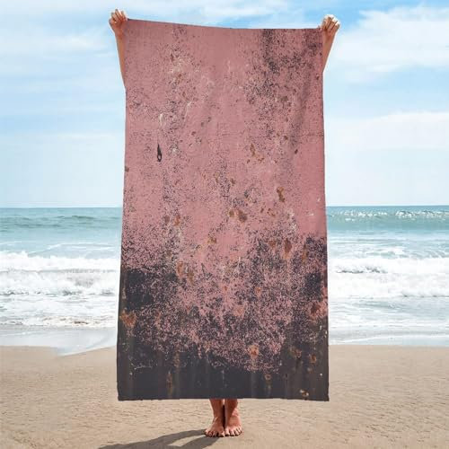 Toalla Playa Rosa Toallas Playa Grande Microfibra Anti Arena GráFicos Playa Toallas para NiñA NiñO Adulto Piscina Toalha de Praia Mujer Hombre 100x200cm