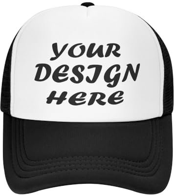 KYZMZC Custom Trucker Hat mit Text-Logo. Entwerfen Sie Ihre eigenen Hüte für Männer. Custom Hat