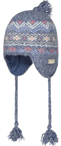 Barts Toucam Inkamütze Strickmütze Ohrenmütze Wintermütze Kinder/Damen - mit Futter Winter Herbst-Winter - One Size dunkelblau
