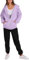 Generisch Jogginganzug Damen Oversize Trainingsanzug Hausanzug Sportanzug Freizeitanzug Loungewear Kapuzenpullover Jogginghose 2 Teilig Set Sportbekleidung 2025(2-Light Purple,XXL)