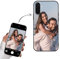 Yoedge Personalisierte Handyhülle für Samsung Galaxy A56 Hülle Selbst Gestalten mit Eigenem Foto Bild Text Personalisiert Case Individuelle Geschenk Schutzhülle Schwarz Cover für Samsung A56 6,7