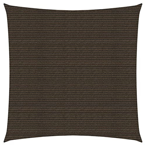 Parasol carré en polyéthylène haute densité imperméable 2 x 2 m avec protection UV pour terrasse B, jardin, anthracite