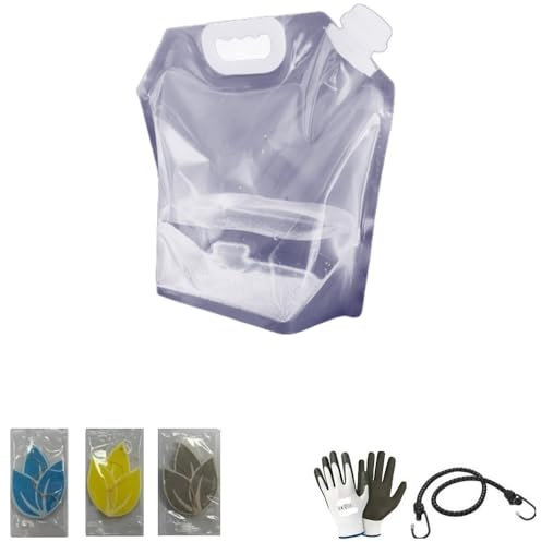Compatible avec DACIA Duster 1.6 115 CV SeS 4 x 2 GPL Ambiance Tanique pliable d'urgence 10 litres essence carburant+poignée+buse intégrée légère adaptée à tous les liquides