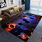 LOMDEM Tapis Gaming Garçons Adolescents LED 3D Géométrie Visuelle Tapis pour Chambre Enfant, Antidérapant Flanelle, pour Salon Chambre Salle De Jeux Tapis De Sol Chaise De Jeu (Style 4,160x230 cm)