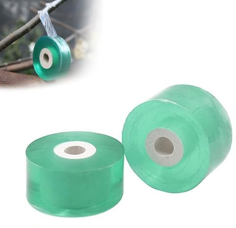 2 Rolle Veredelungsband,Veredelungsset,Veredelungsband Für Obstbäume,Pfropfband,Veredelungsband Dehnbar,Selbstklebendes Pfropfband,Baumwachs Wundverschluss,100 M X 3 Cm Pfropfbänder Für Obstbaum