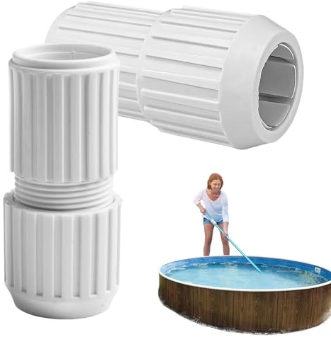 Pool Pole Cam Lock, 2 Pool Teleskopstangen Verbindungsstück, Poolstangen Nockenschloss Ersatz, Ersatzteile Für Teleskopstangen Mit Cam Lock, Rohrverbinder Doppelnippel Ersatzteile Für Befestigung