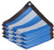 Red de protección Solar para Exteriores,Se Utiliza habitualmente en Jardines, estanques de Peces, graneros, Plantas y Piscinas..Blue White,4×8m/13.12×26.24ft