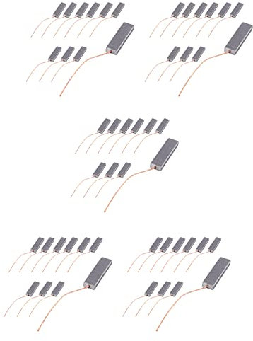 Toolvvik 50 escobillas de carbón para motor de motor de piezas de lavadora tipo tambor 5 x 13,5 x 40 mm