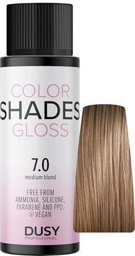 Dusy Color Shades 7.0 mittelblond 60ml | erfrischt die bestehende Haarfarbe | ammoniakfreie Gel-Cremetönung