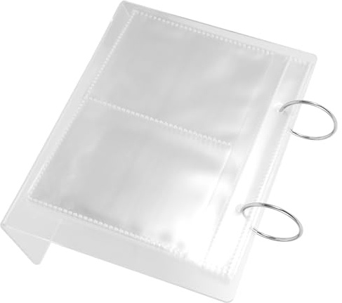 Hemobllo Album de Rangement pour Stickers Ongles 19.50 CM Organisateur Compact pour Collection et Présentation de Décorations Nail Art à Domicile