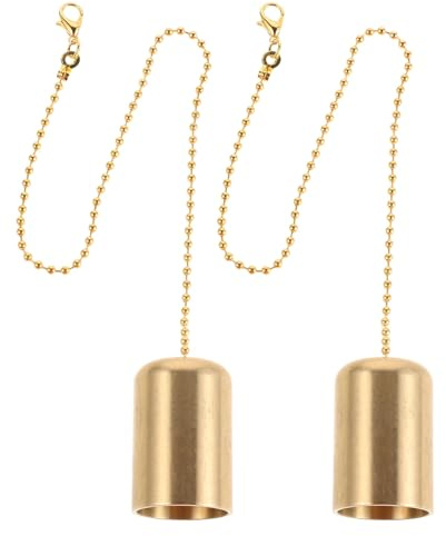 STOBAZA 2 Stück Goldener Kerzenlöscher aus Messing in Glockenform Dekorativer Flammenlöscher für Aromakerzen und Teelichter Sicherer Dochtlöscher für Stilvolle Wohnraumdekoration