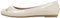 Fitters Footwear That Fits Damen Ballerina Fiona Synthetik Lack Ballerina klassisch mit Schleife Übergröße (43 EU, Nude)
