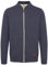 Blend BHArco Herren Sweatjacke Collegejacke Cardigan mit kurzem Stehkragen Reißverschluss Kängurutasche Baumwollmischung Regular fit, Größe:XXL, Farbe:Navy (70230)