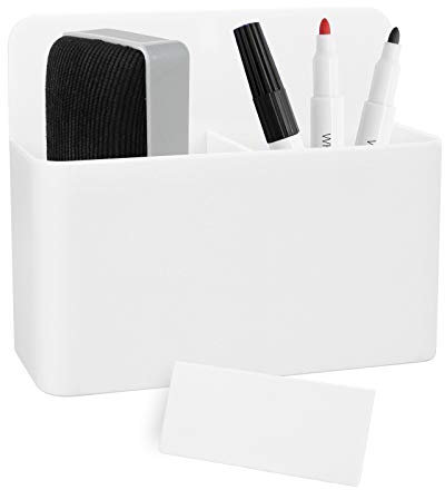 Support magnétique effaçable à sec pour marqueur blanc, casier, pot de rangement pour crayons avec aimant puissant, panier pour marqueurs et stylos pour tableau blanc, réfrigérateur, accessoires de