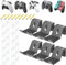 Controller/Headset Halterung, Faltbar Kopfhörer Halter Wand, Universal Kopfhörer Haken für Over Ear Kopfhörer, Lagerung Kopfhörer/Controller Ständer für Gaming-Zubehör- 6 Stück