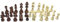 TOYANDONA Wood Chess Pieces 32pcs International Chess Set Educational Toys for Boys and Girls