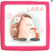 TheSmartGuard Folie passend für die Toniebox | Schutzfolie Sticker | individuell anpassbar | Igel Mama & Igel Baby mit Schmetterlingen mit Name personalisiert