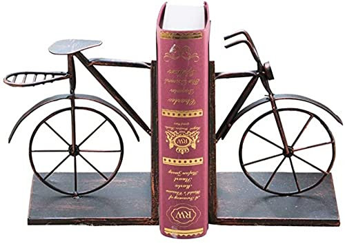 Hochleistungs-Metall Bücherenden Unterstützt, Vintage-Stil Fahrrad Buchstützen Klassische Lese Bücherregal Bibliothek Dekor Buchstützen Kunst Buchstütze Für Hochzeit, Zuhause, Party Gunst
